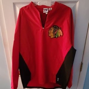 NHL Majestic Blackhawks windbreaker